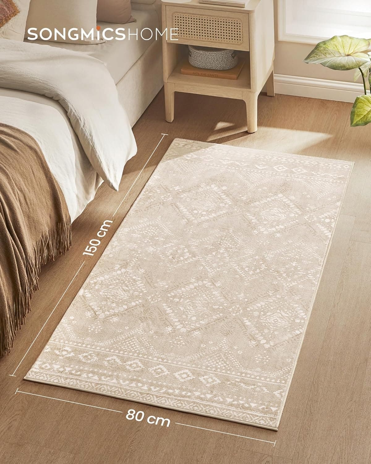 Dywan boho, 80 x 150 cm, Dywan do sypialni, Dywan do salonu