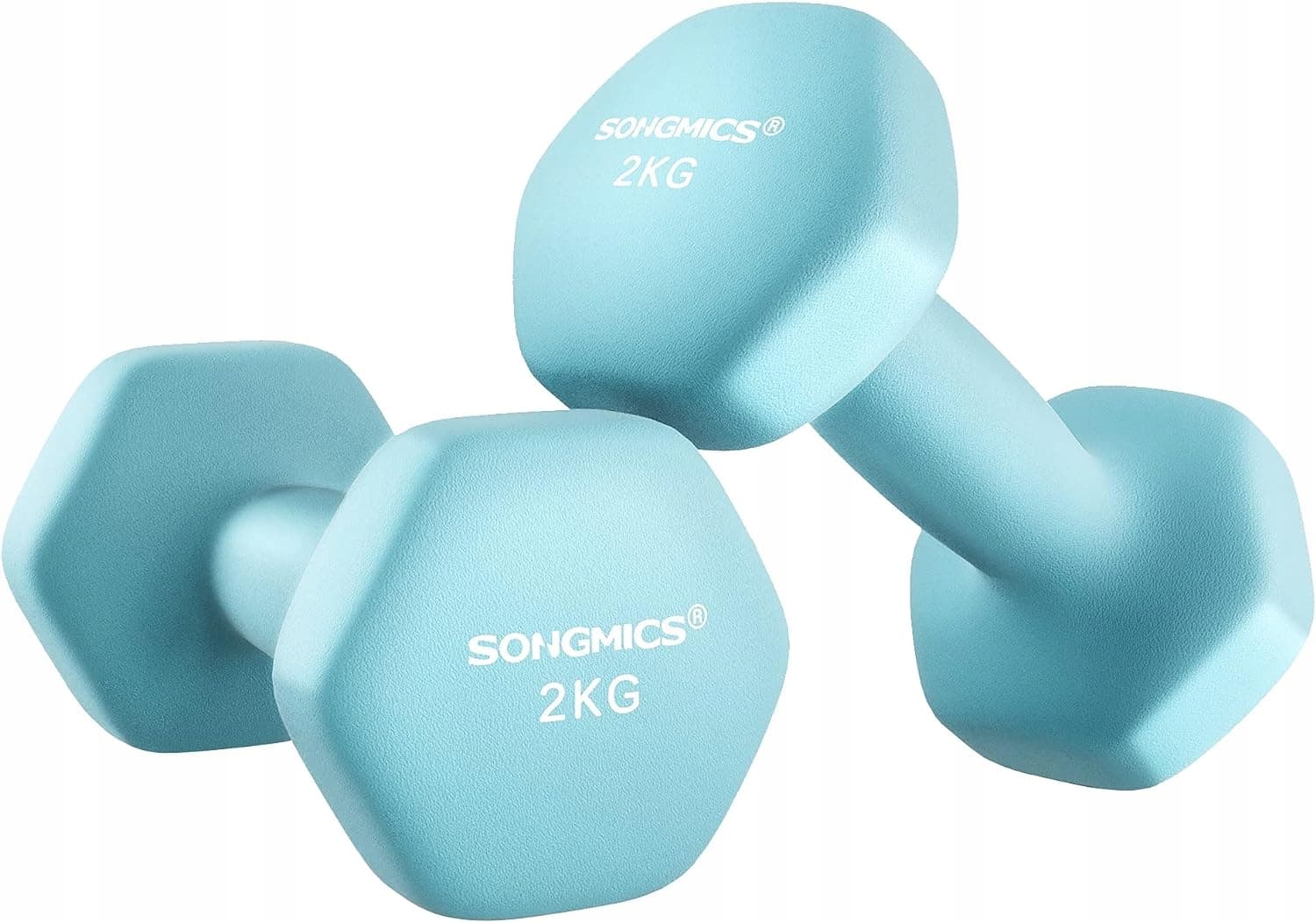 Hantle neoprenowe Songmics 2x 2 kg 2 szt.