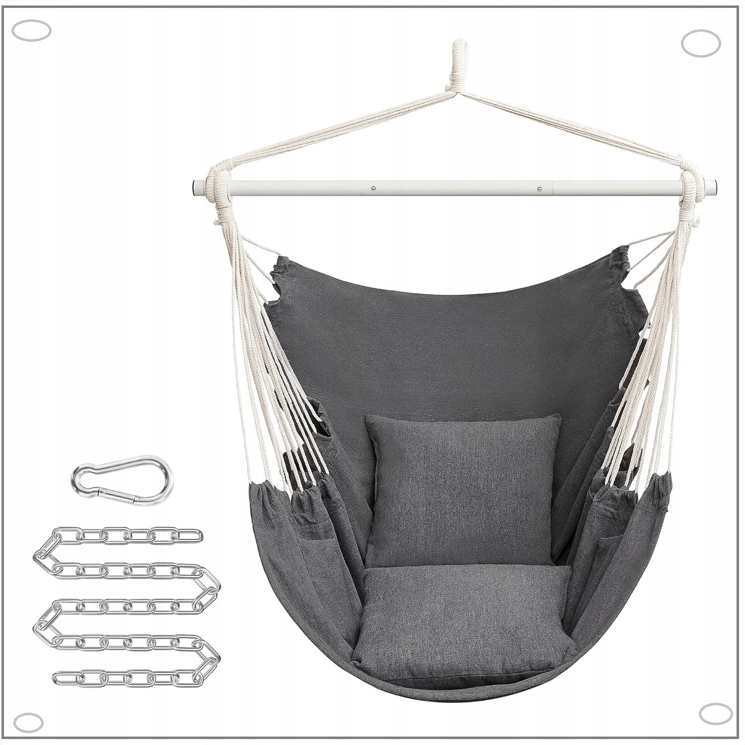 Krzesło brazylijskie hustawka hamak 150 kg